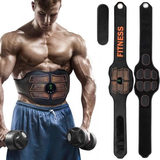 

FDA Cleared, MHD TENS Ab Stimulator, TENS & PMS Muscle Stimulator and Muscle Improvement - Your Ab Machine for Effortless Fitness помаранчевий