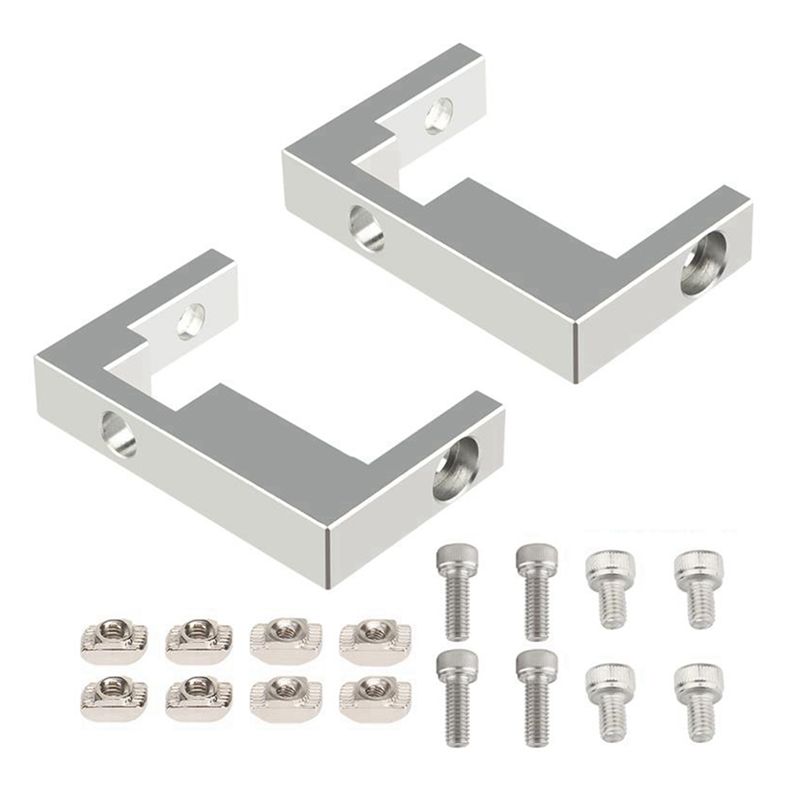 A20F-Aluminum Profile Fixing Seat MGN12 Linear Guide Fixing Block With Screws Compatible With Ender 3
