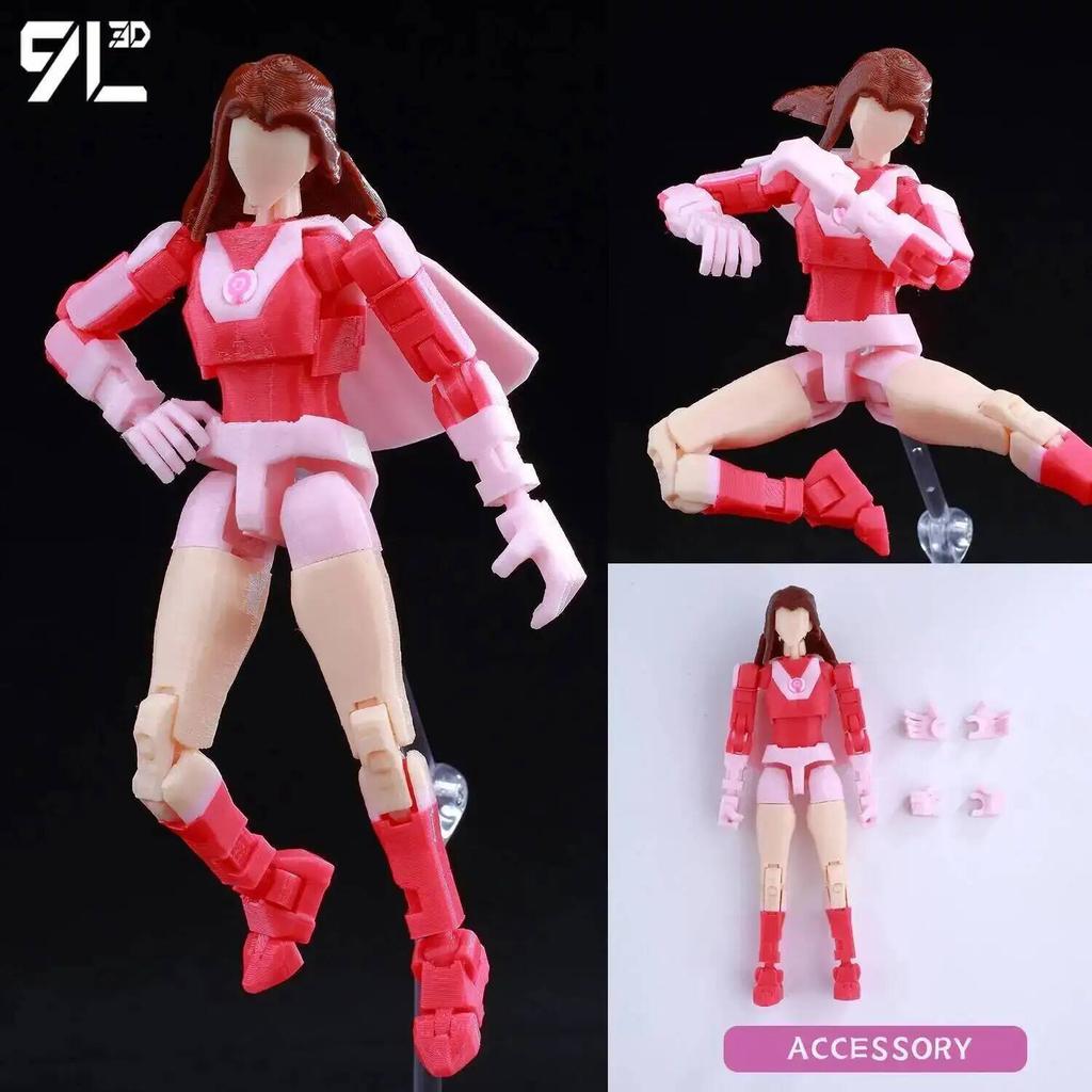 9L3D Printed Invincible Dummy13 Titan Lucky13 Invulnerable Mark Toy Collectible Figures As Gift For Kids Birthday Children's Day