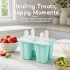 Mint Green Ice Cream Mould Reusable Popsicle Mold Durable Ice Cream Mold  Hot Summer