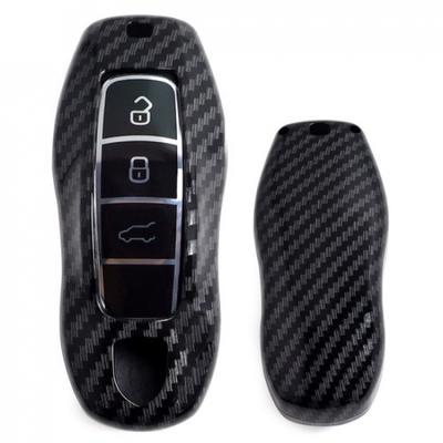Kunststoffschale mit Karbonmuster für Porsche Panamera Macan Cayenne Gen1 Smart Key