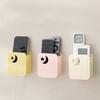 1Pcs Remote Control Storage Box, No Punching Remote Control Bracket, Wall Mounted Bracket, Charging Bedside Container Holder