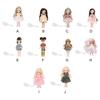 Simulation Ball-jointed Doll with Handbag Makeup Movable Joints Handmade Dolls Dress Up Toy Accessories Christmas Birthday