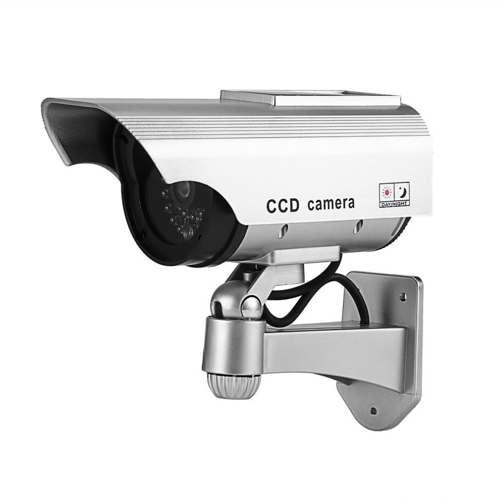 Solar-Powered Dummy Surveillance Camera