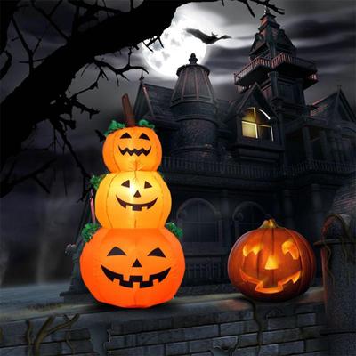 Festive Inflatable Pumpkin for Outdoor Halloween Display