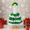 Easy Setup Holiday Gooses Outfit Decors For Porch And Garden Durability Polyester Christmas Party Display Accessories
