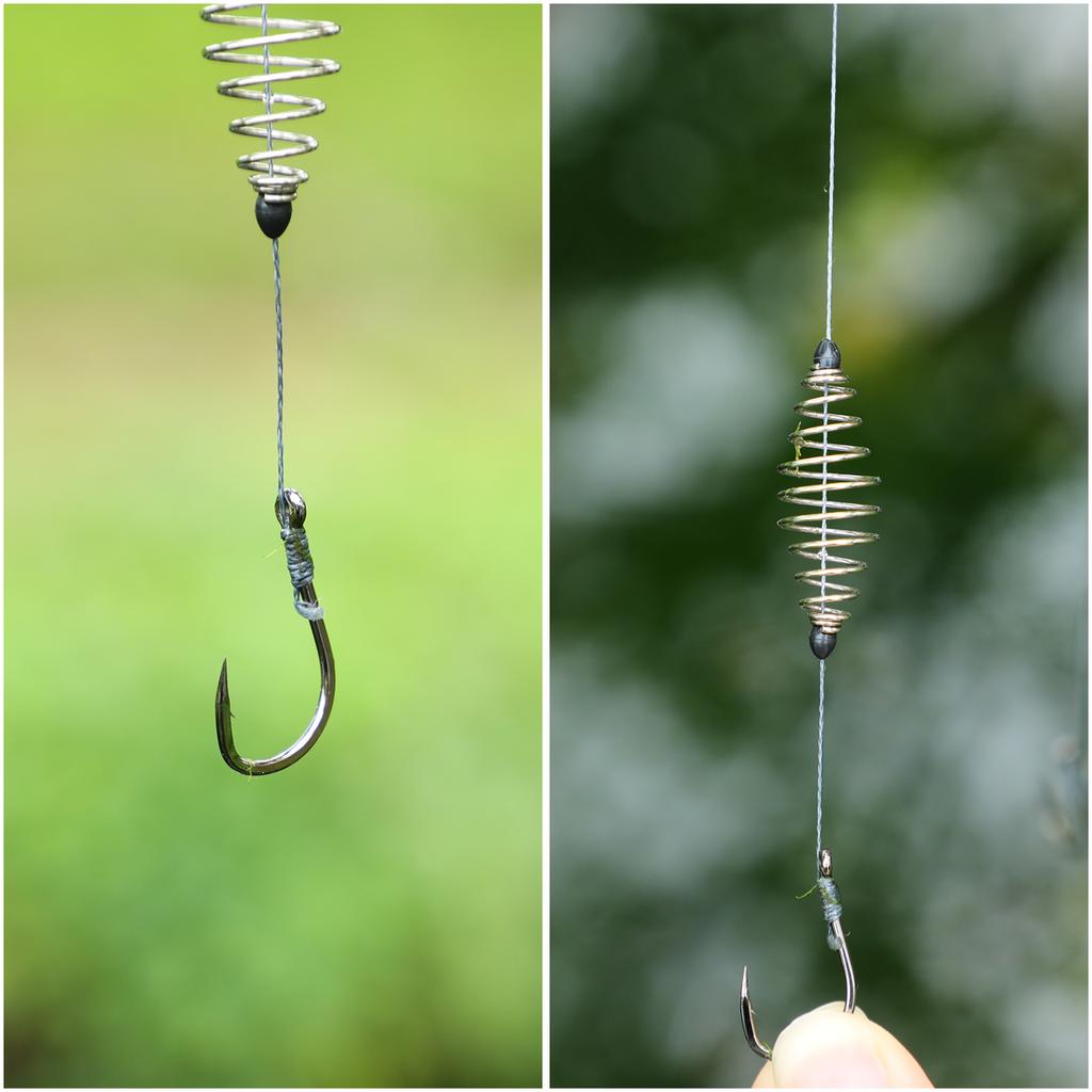 Bass Fishing Hooks Set 5pcs Durable Sharp Baitcasting Hooks for Angling And Tackle
