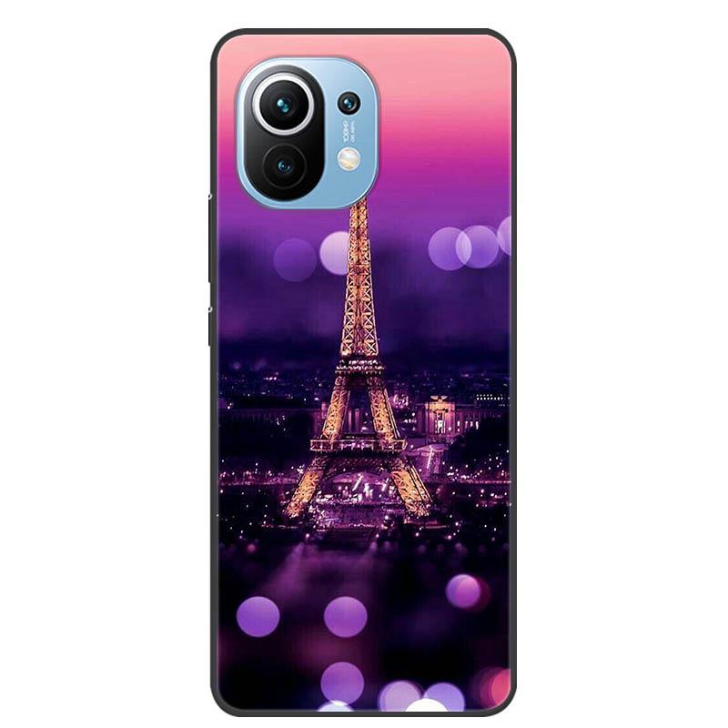 For Xiaomi 11 Lite 5G NE Case Protective Silicone TPU Phone Cases for Xiaomi Mi 11 Lite 5G Shockproof Covers 11Lite Soft Fundas