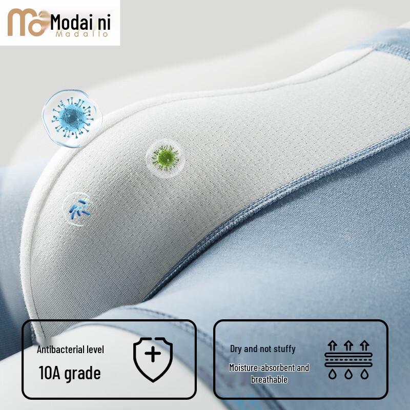 Herren Modal Baumwolle Antibakterielle Boxer Briefs 4er-Pack