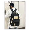 High School Student Backpack Simple Backpack Women's Trendy Fashionable Casual Backpack Travel Bag