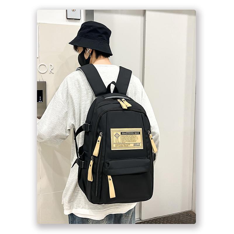 High School Student Backpack Simple Backpack Women's Trendy Fashionable Casual Backpack Travel Bag