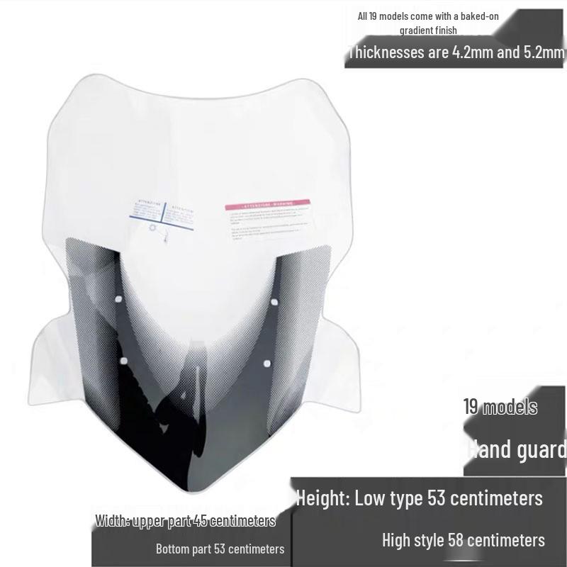 

KY 400X/500X Windshield Handguards: Widened and Heightened Windproof Deflector