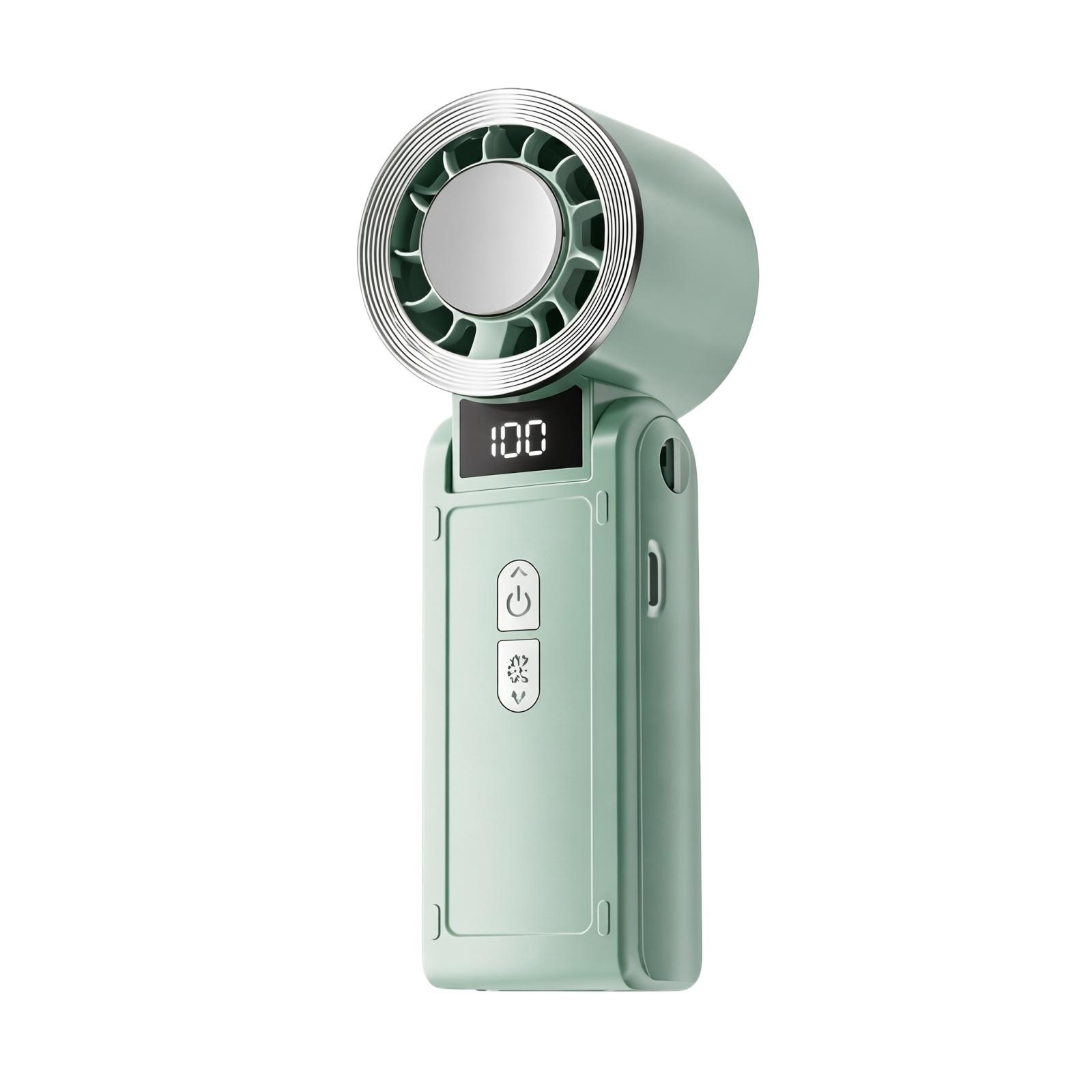 

Portable Handheld Hair Dryer with Foldable Handle Digital Display Adjustable Speed and Heat Settings Lightweight Design for Travel Home Use One Size