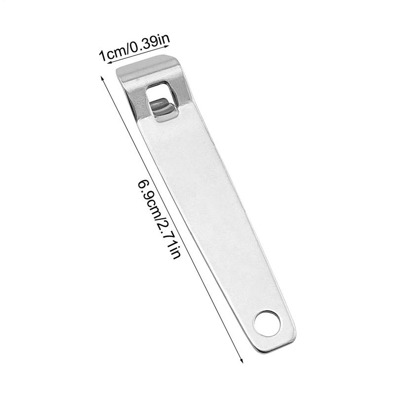 Mini Bottle Opener Multifunctional Mini Bottle Cap Remover Mini Bottle Cap Opening Tool Stainless Steel Beer Bottle Can Jar Lid