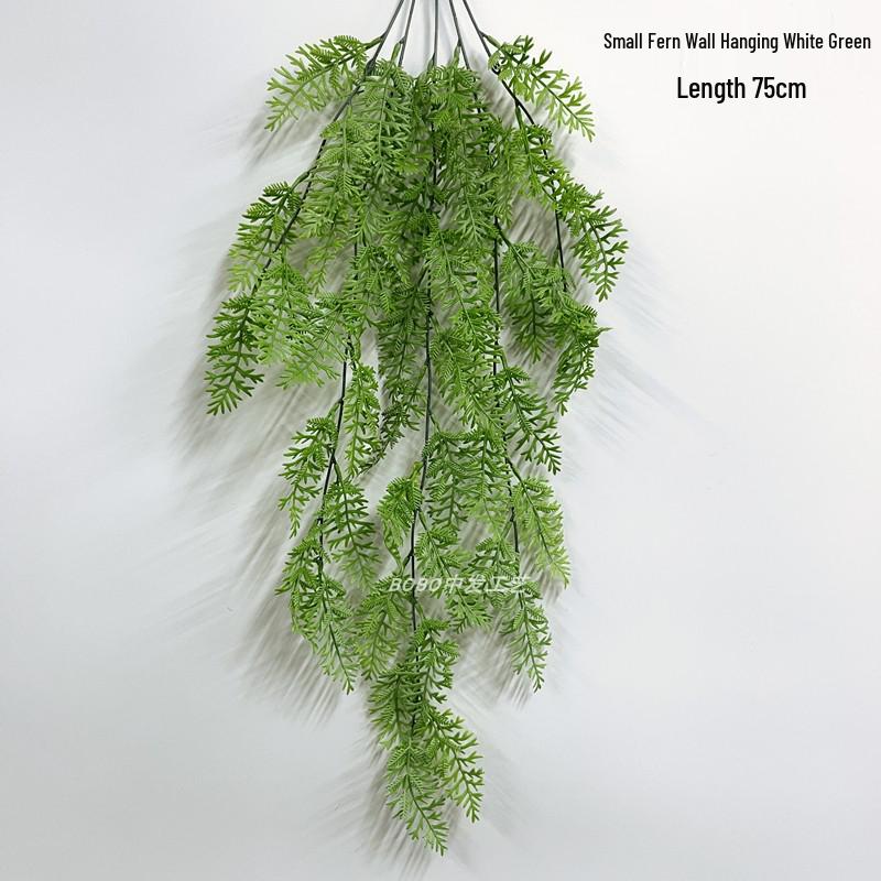 Artificial Spider Plant & Fern Hanging Decor - Trailing Green Vines for Wall & Ceiling