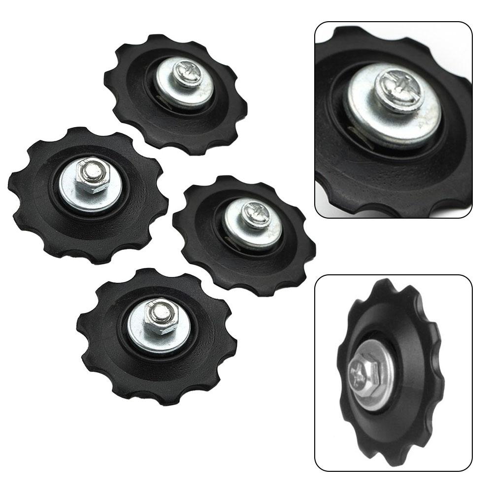 4*Guide Wheels Bicycle Accessories Black For Cycling