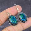 Blue Rutile Gemstone 925 Sterling Silver Gift Jewelry Earring 1.73"
