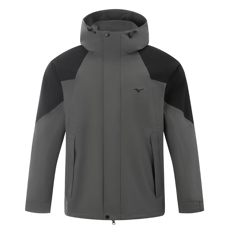 Mizuno Men's 3-in-1 Waterproof Windproof Fleece Jacket