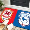 1PC rug Football Club Cardiff Carpet, Chair Rug,Area Rug for Office Bedroom living rooms bedroom, Doormat decor Christmas fan gifts