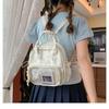 Schoolbag Japanese Star Pain Bag Transparent Breast Bag Female Student Multifunctional Crossbody Backpack Girls Casual Small Backpack
