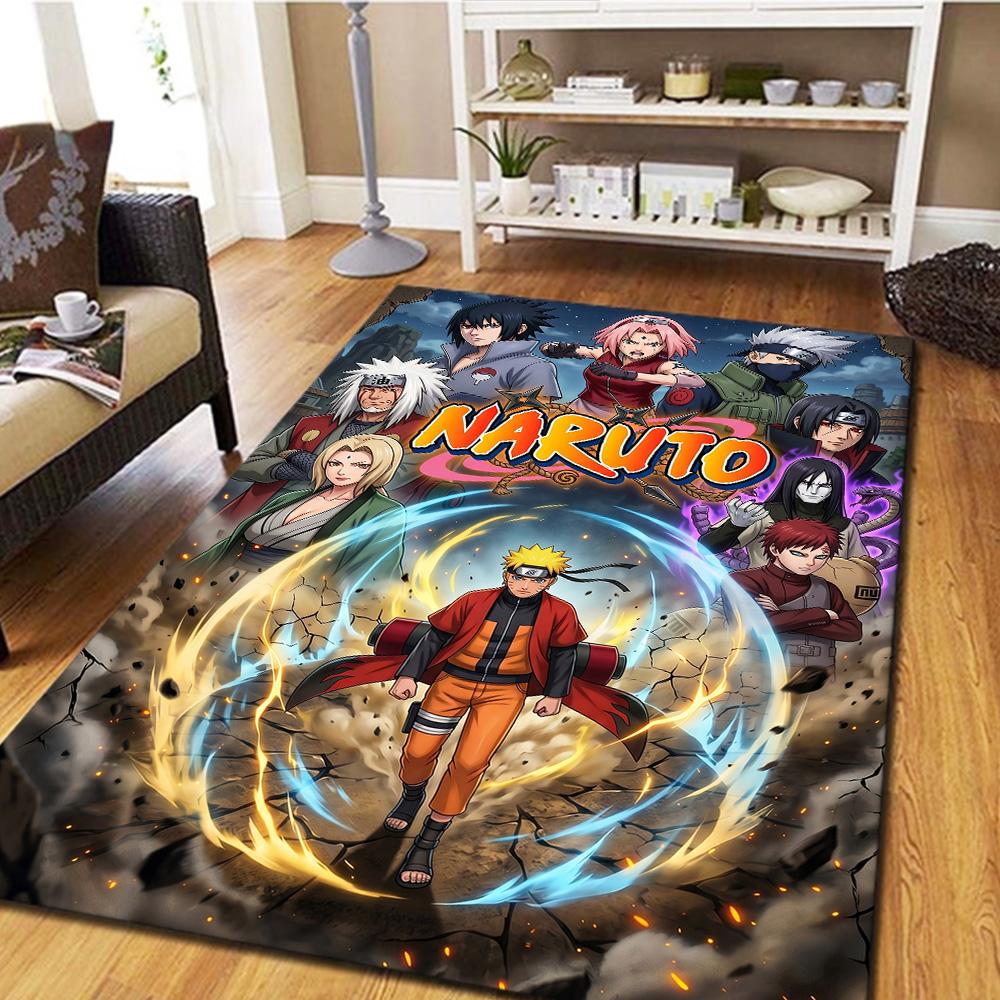 Naruto  Carpet Floor Mat Large Area Non Slip Washable Gamer Bedroom Home Room Decor YUN6512