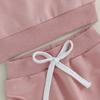 Citgeett Autumn Toddler Baby Girls Outfit Letters Print Long Sleeve Crew Neck Sweatshirt Elastic Waist Pants Fall Clothes