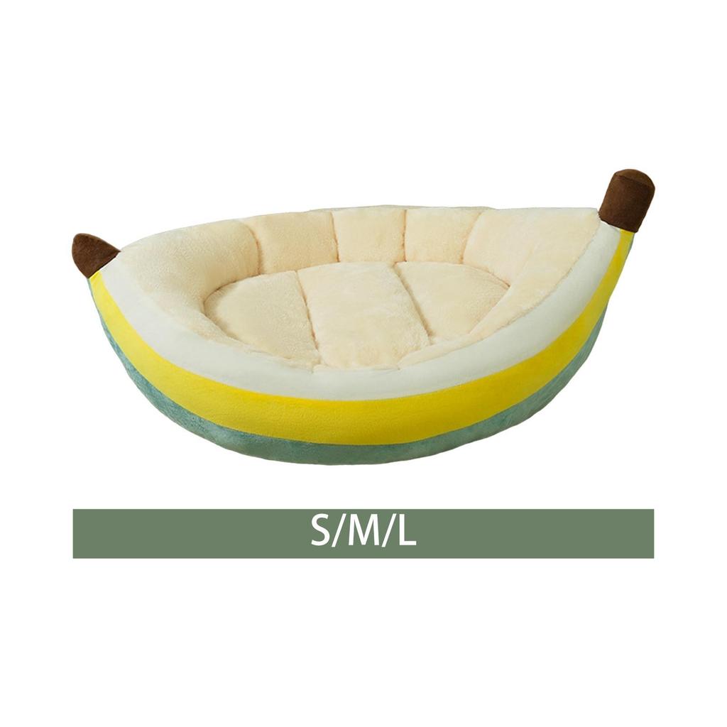 Banana Dog Nesting Bed Comfortable Soft Washable for Kittens and