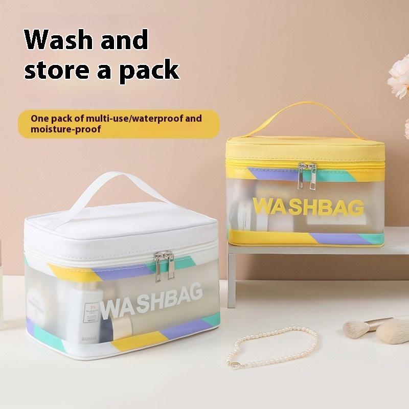 Geantă cosmetică de mare capacitate, de mare valoare, pentru femei, geantă de călătorie portabilă, geantă de înot, produse de îngrijire a pielii, geantă de toaletă