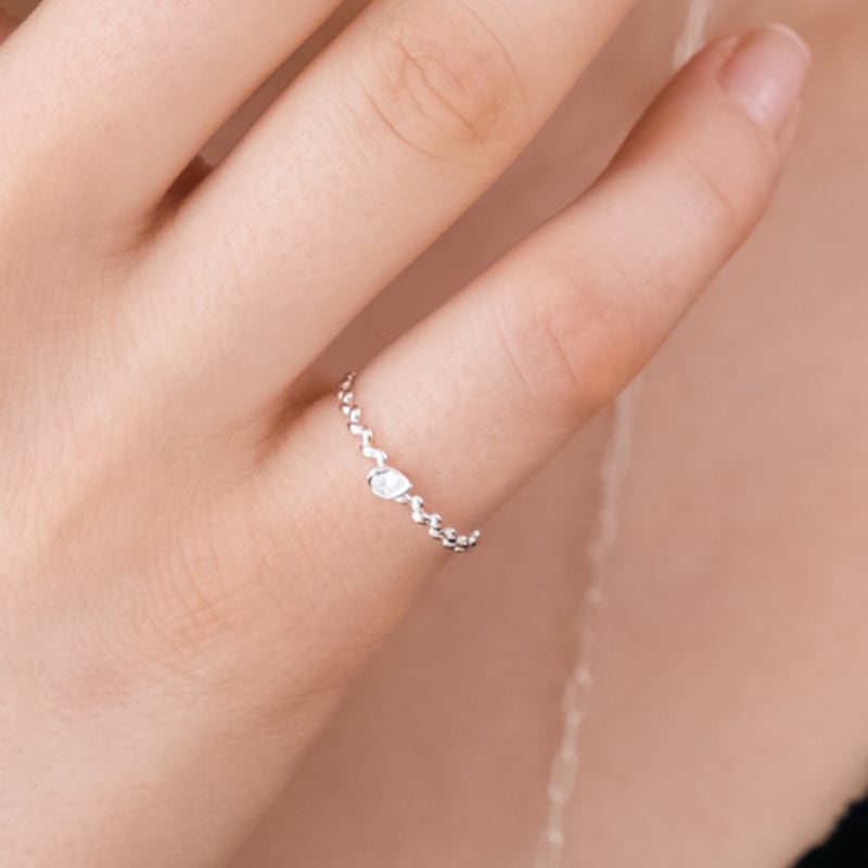 BEFORE MOONRISE [Silver 925] Memories Gemstone Ring SR45