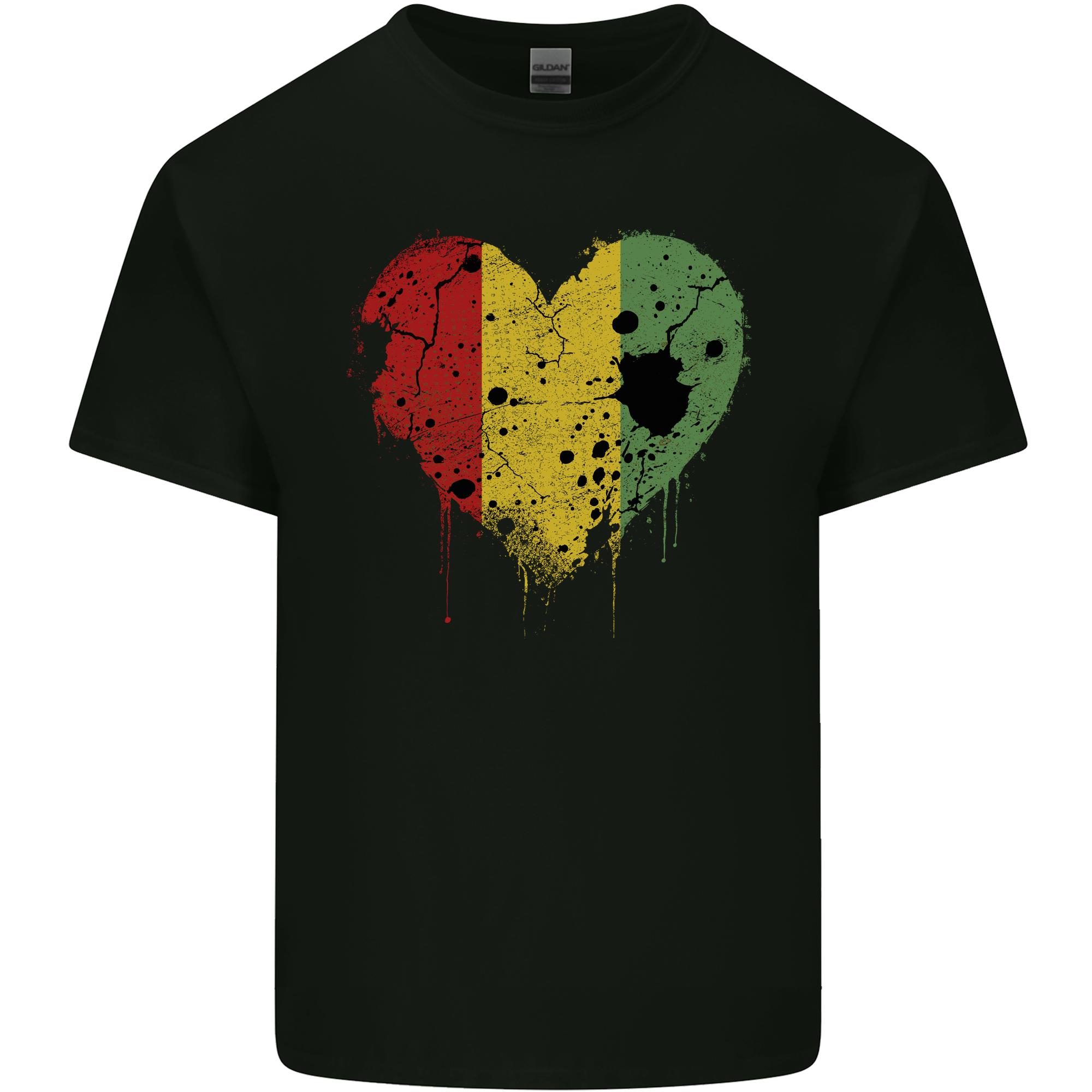 Love Guinea Flag Guinean Day Football Unisexs Light Cotton TShirt S