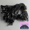 Universal Hanging Tag String for Clothing, Shoes, and Bags - Disposable, Single-Hole, Snap Button Design for Men’s, Women’s, and Kids' Items
