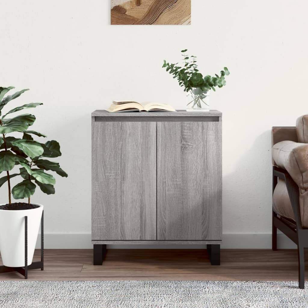 Sideboard Gray Sonoma 60x35x70 Cm Particleboard