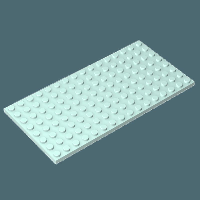 50g Small Particle Building Blocks: 8x16 Thin Plate Brick Accessories