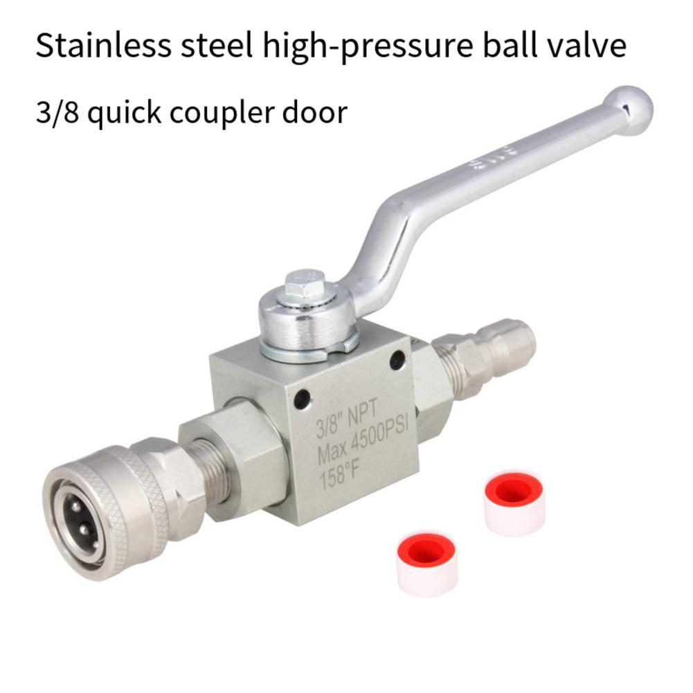 4500 PSI Valve Kit Pressure Washer Valve Kit Easy-to-turn Operation Efficient Power Washing Heavy-duty Performance