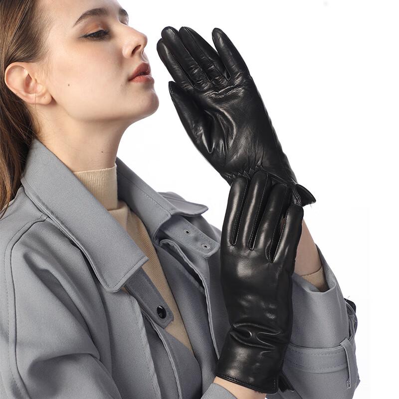 Women's Thickened Sheepskin Finger Gloves