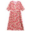 Summer Plus Size Elegant Dresses for Women  Casual Half Sleeve Long Dress