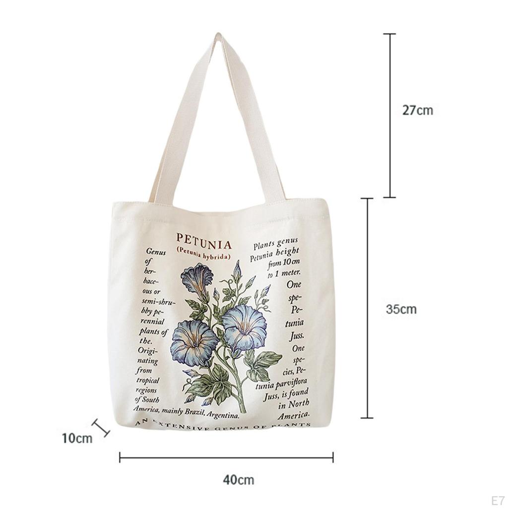 Casual Shoulder Bag ,with Interior Pocket ,Zippered Anti ,Canvas Package ,Tote Reusable Handbag