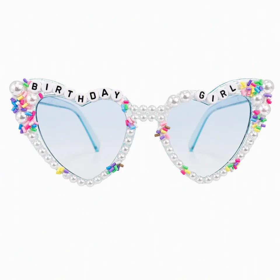 Geburtstagsbrillen für Damen Geburtstagsfeier Geschenke Accessoires Geburtstagskind Geburtstags-Sonnenbrillen für Alles Gute zum Geburtstag