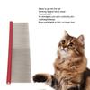 Non Slip Handle Dog Grooming Comb Metal Dual Teeth Comb Pet Straight Comb  Dog Cat Grooming