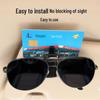 S-Shaped Multifunctional Car Sun Visor Sunglasses and Bill Clip