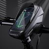 1L Bicycle Front Frame Bag Waterproof Bike Phone Mount Bag Support Touch Screen Bicycle Upper Tube Bag Road Bike Accessories