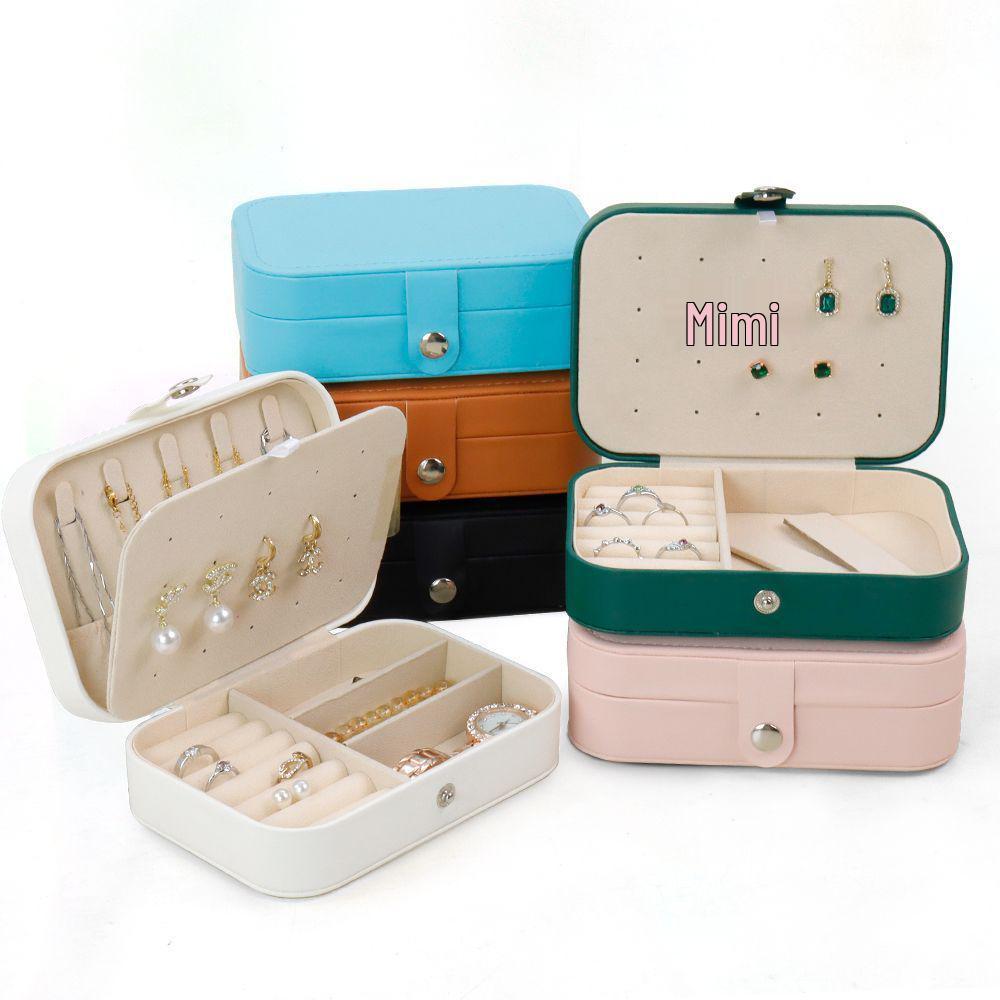 Compact Travel Jewelry Organizer - Anti-Oxidation Box for Rings, Necklaces, Earrings, and Accessories