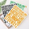 Waterproof DIY English Letter Stickers, Hand Account File Labels, Oil And Scratch Resistant PVC Stickers, Colored English Labels