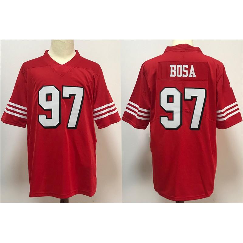 San Francisco 49ers NFL Football Jersey Men - Authentic Style Performance Sportswear Striped Solid Colors To Winter