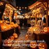 Party Costume Full Head Mask for Holiday Gatherings, Burlap-Look Horror Style for Pranks, Stage Scenes and Photos