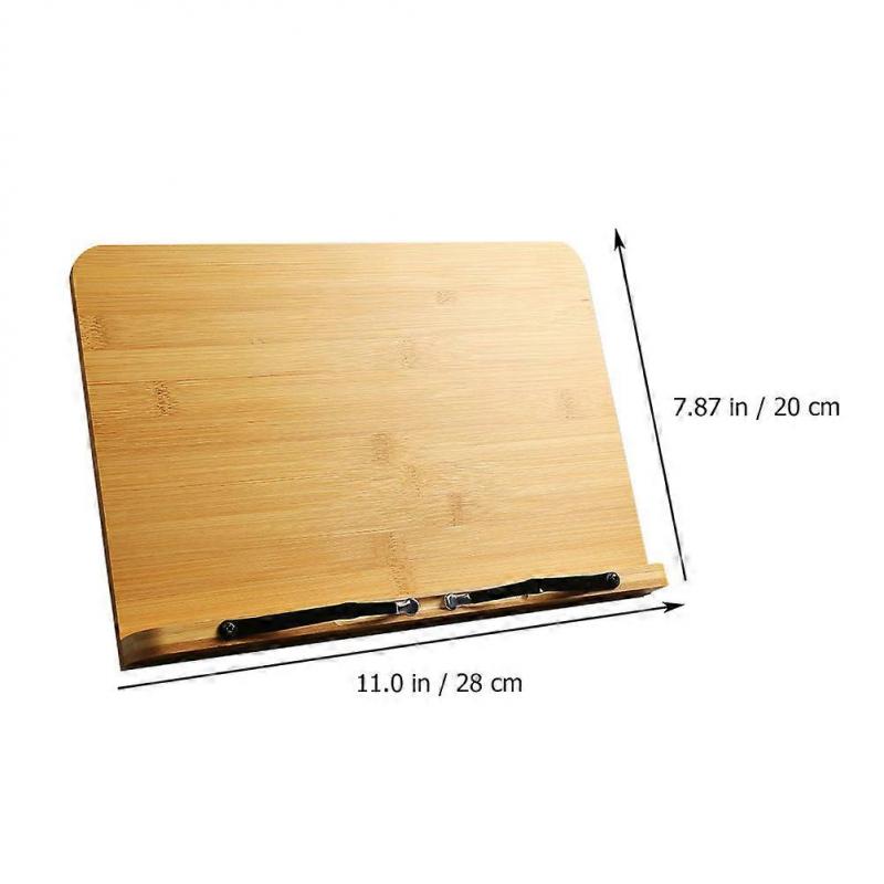 Adjustable Book Stand Wooden Folding Desktop Reading Rack for Home Use