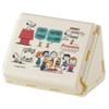 Skater Foldable Rice Ball Case Peanuts Retro Snoopy Made In Japan FON1-A