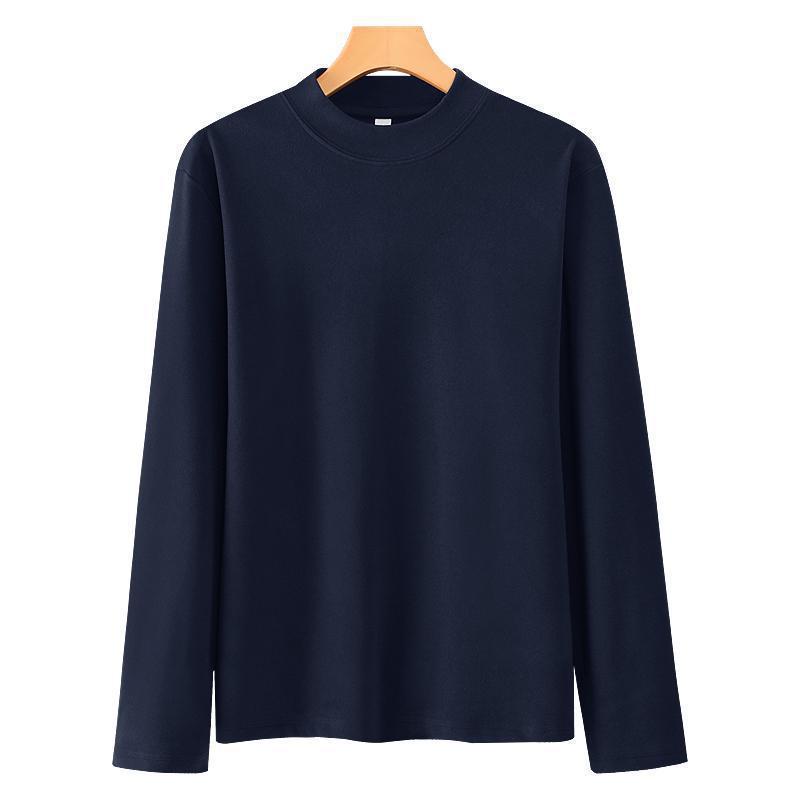 Men's Double-Sided German Velvet Fleece-Lined Long-Sleeve Warm Top