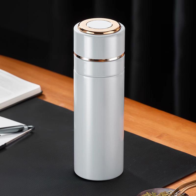 

500 мл термос из нержавеющей стали портативная термокружка с одним нажатием крышки для домашнего хозяйства чашка для кофе бутылка для воды для чая 500ML