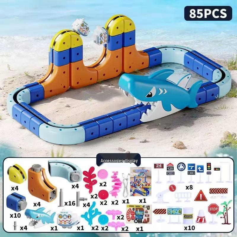 Magnetic Levitation Shark Track Car Kit - DIY Electric Toy & Birthday Gift